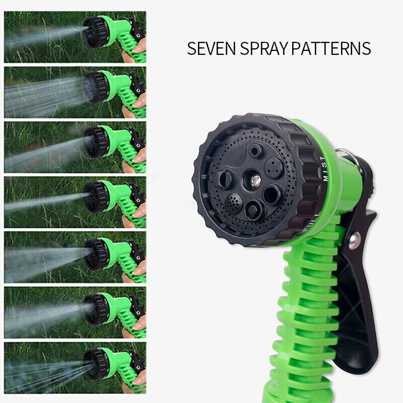 Expandable Garden Hose with Spray Nozzle