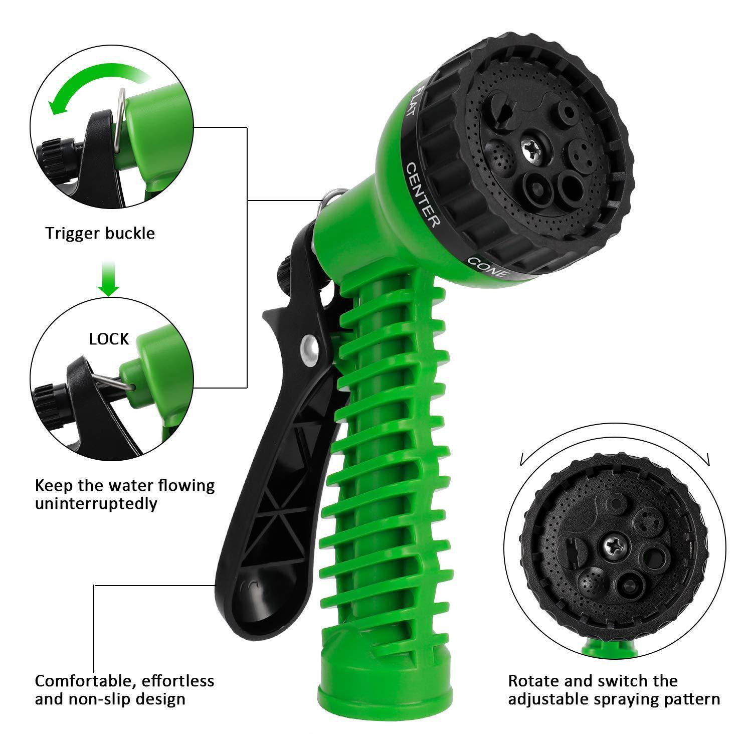 Expandable Garden Hose with Spray Nozzle