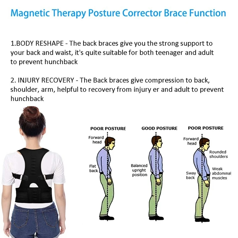 Magnetic Posture Corrector Back Brace