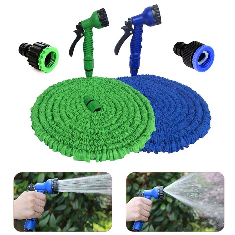 Expandable Garden Hose with Spray Nozzle
