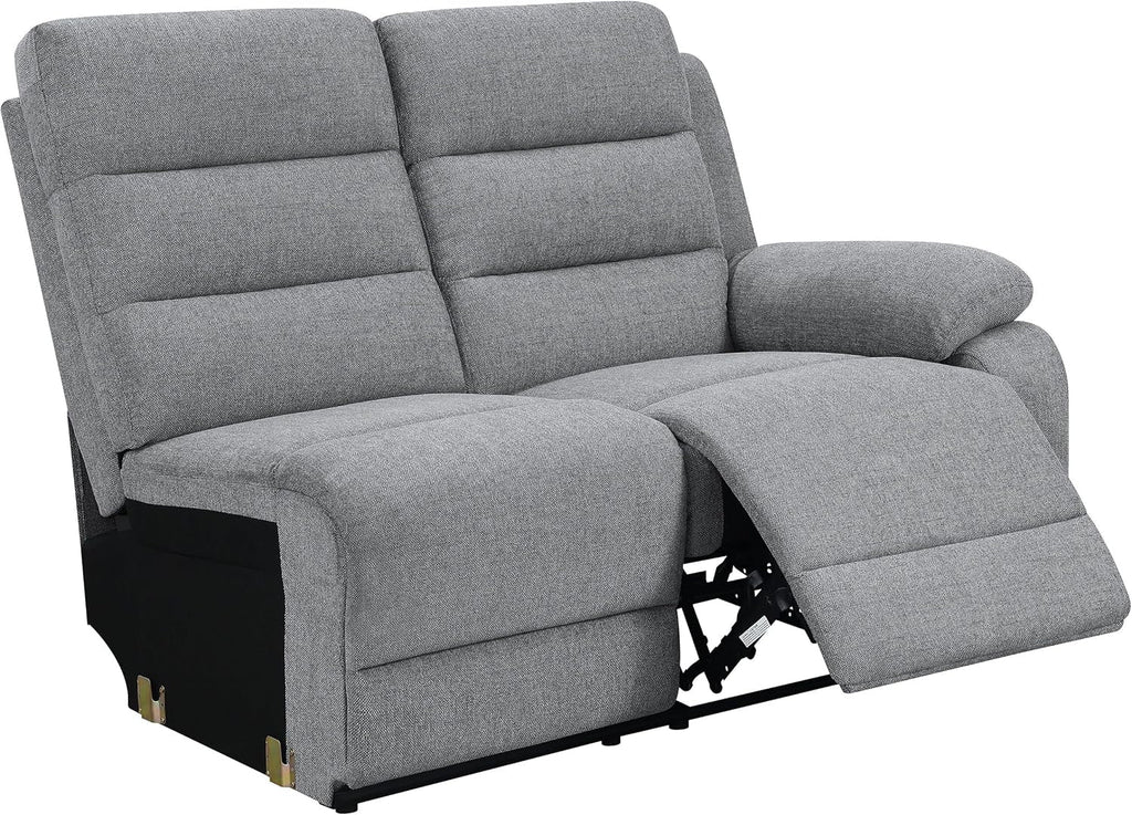 David 3-Piece Motion Sectional Sofa In Smoke Manual Reclining