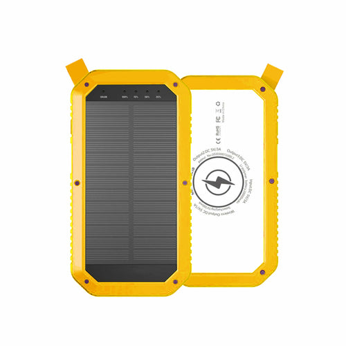 Sun Chaser Solar Wireless Charging Power Bank, 10,000 mAh