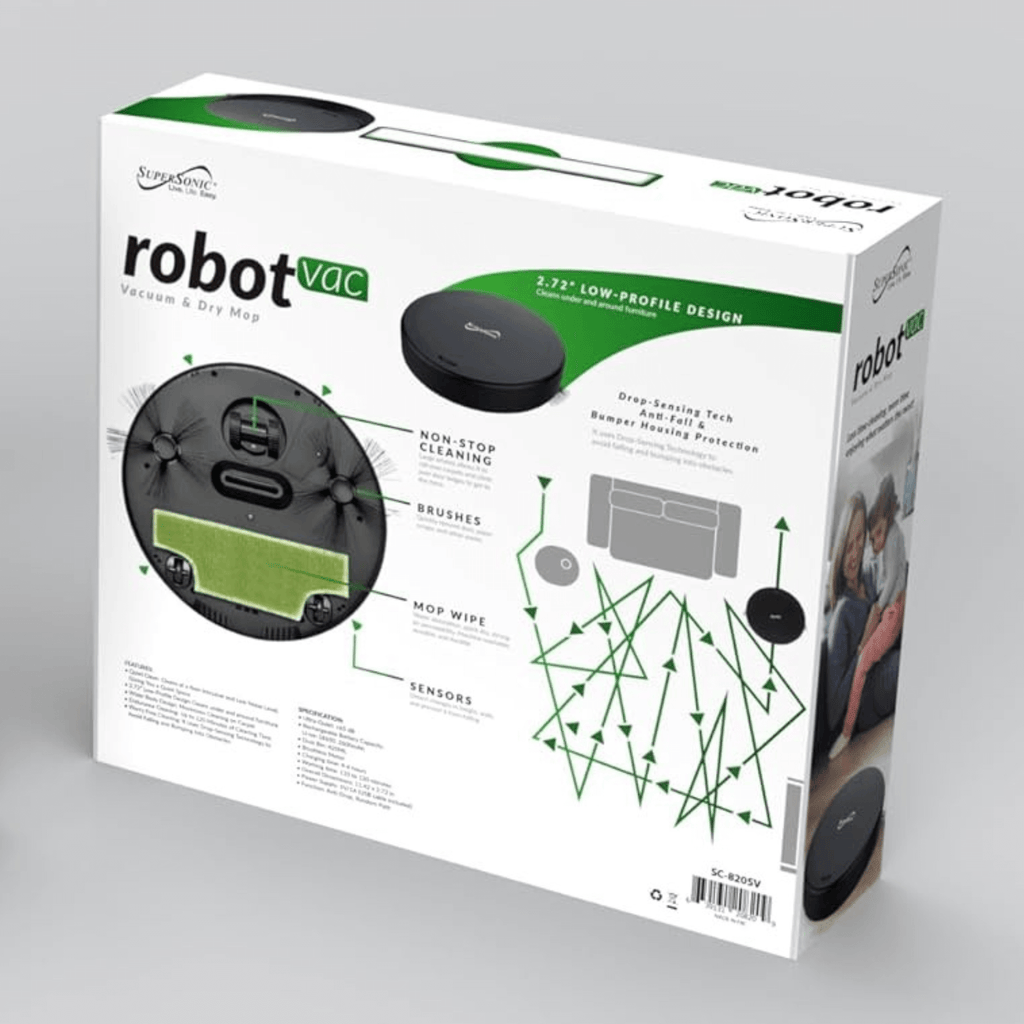 Robot Vacuum and Mop Combo, Self-Charging Smart Cleaner