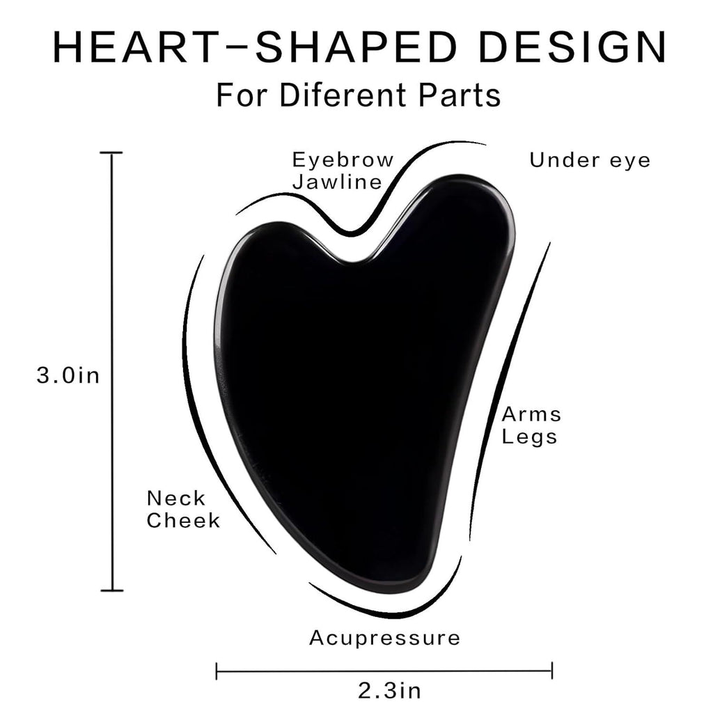 Black Jade Gua Sha Facial Tool