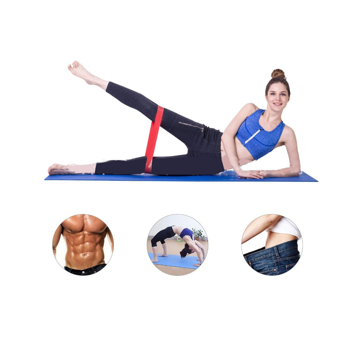 Resistance Exercise Bands, Set of 5