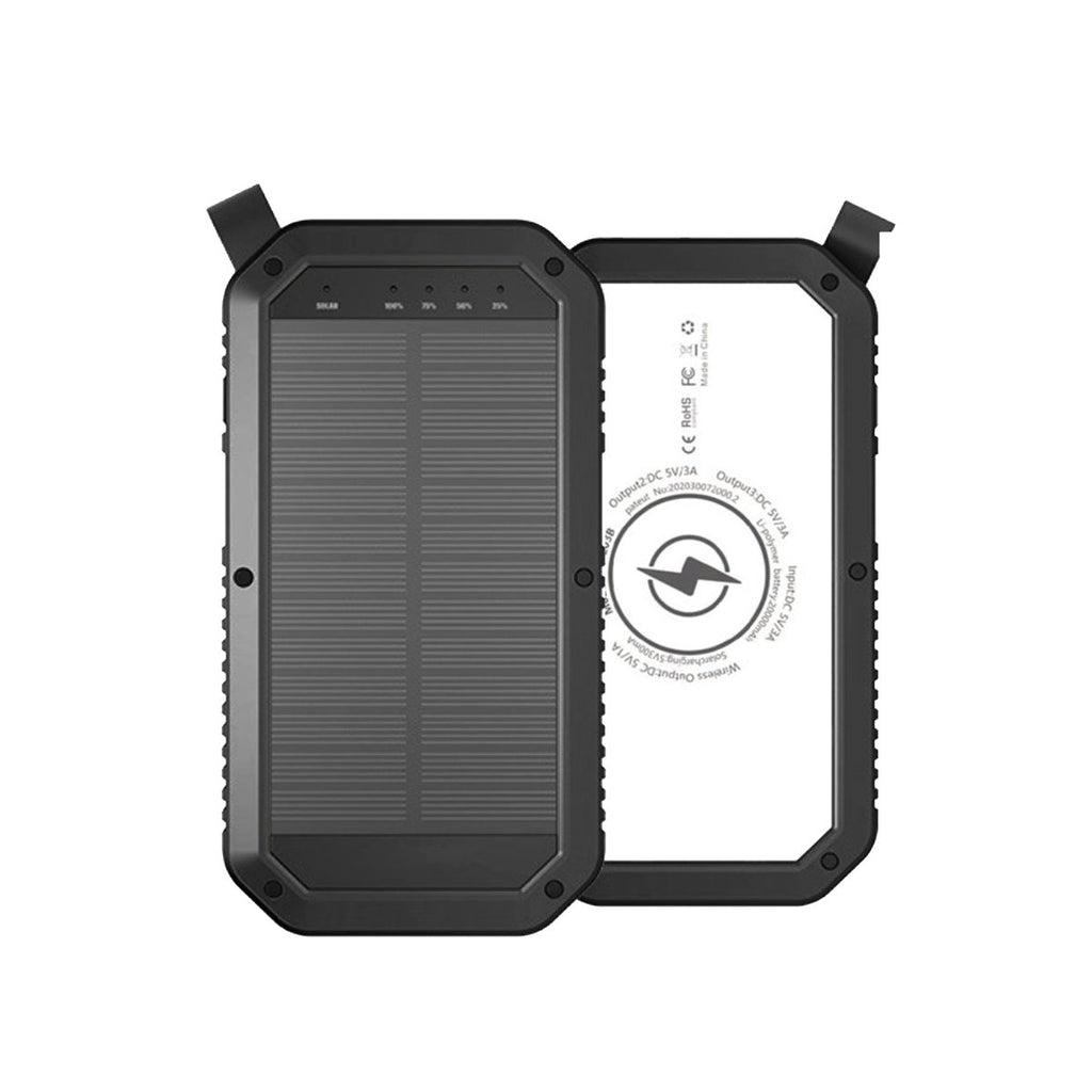 Sun Chaser Solar Wireless Charging Power Bank, 10,000 mAh
