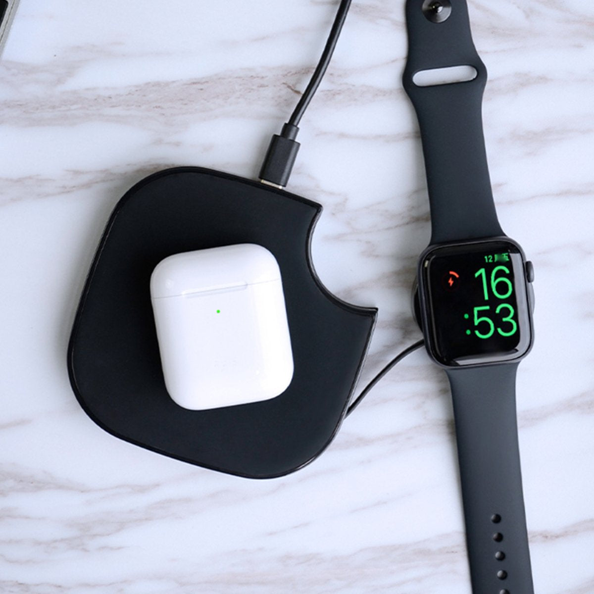 2-in-1 Wireless Phone and Apple Watch Charger
