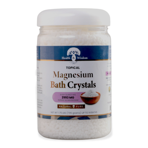 Cristaux de bain de magnésium Health and Wisdom
