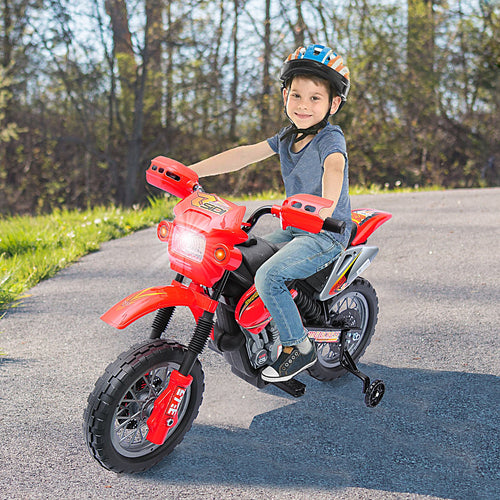 Aosom 6V kids electric ride-on dirt bike motorcycle