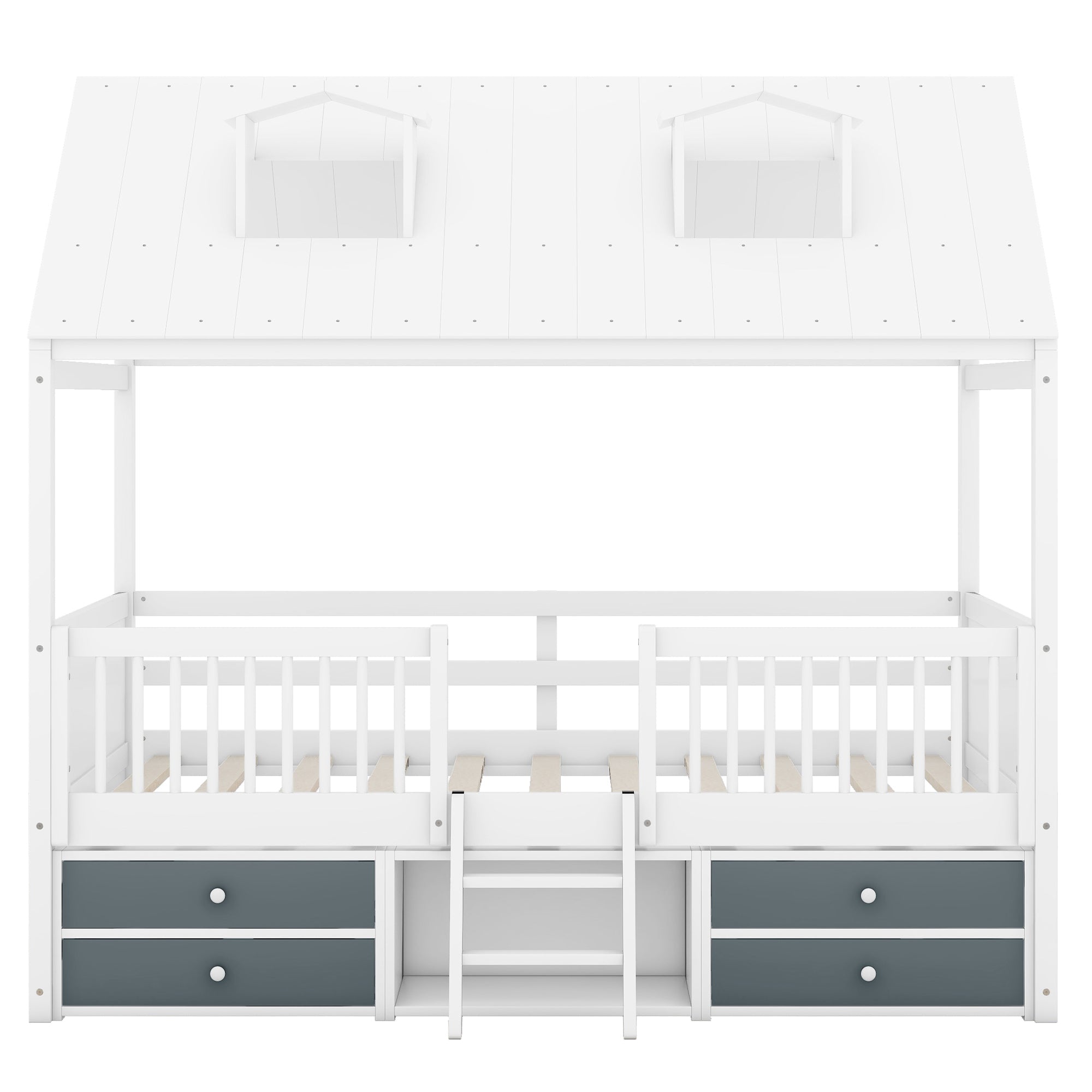 Bed Frame White Wood for bedroom and guest room furnishing