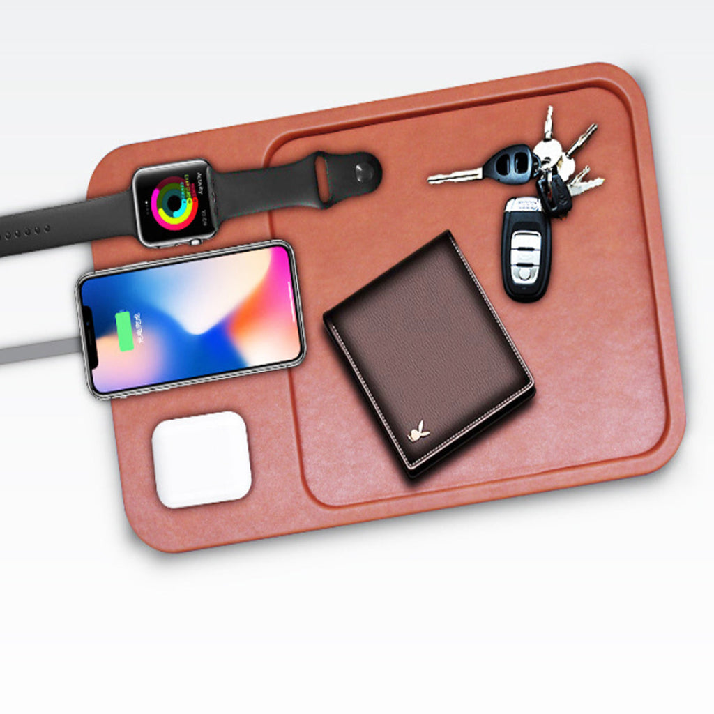 Catch-All Tray with 3-in-1 Wireless Charger