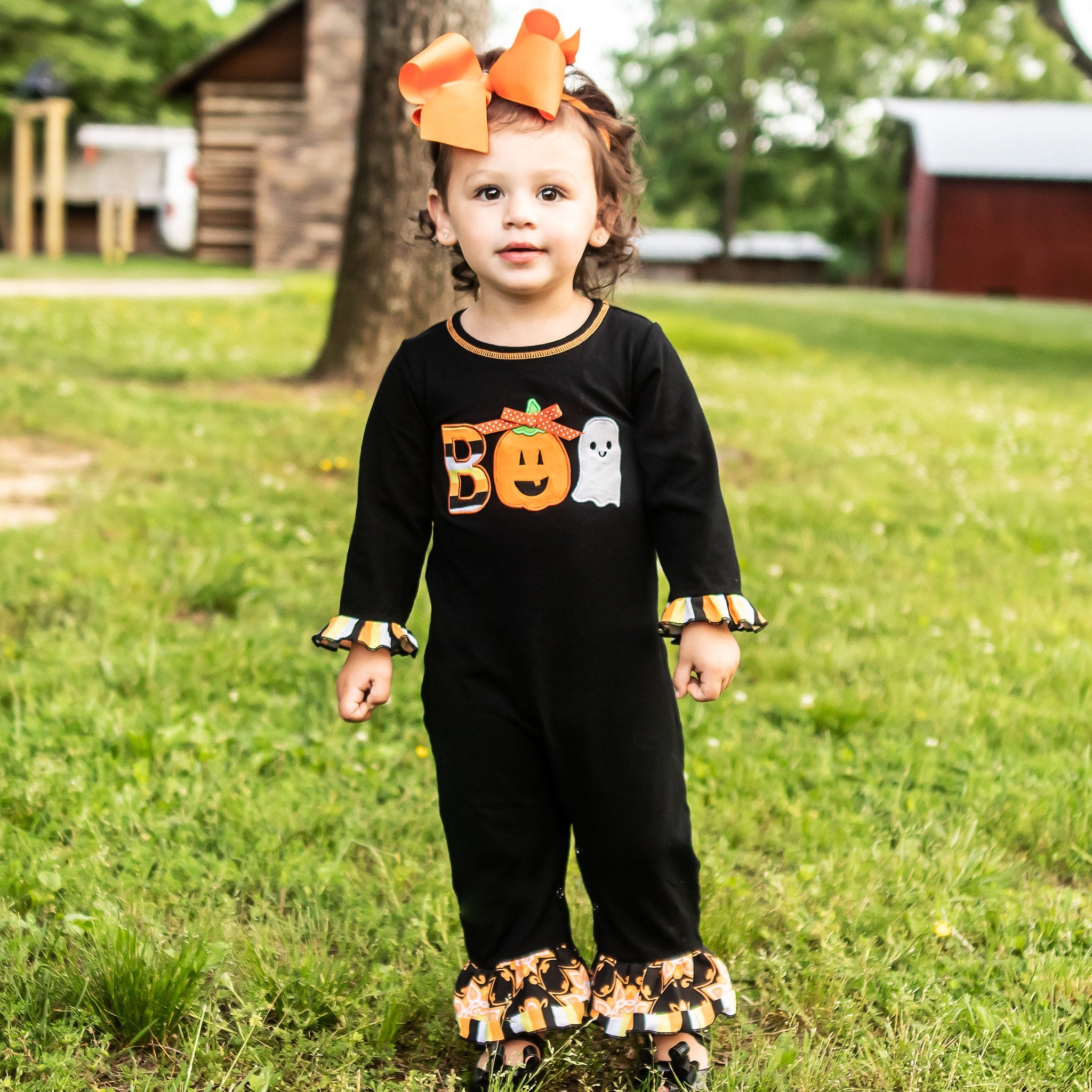 Baby Girls' Boo Halloween Outfit