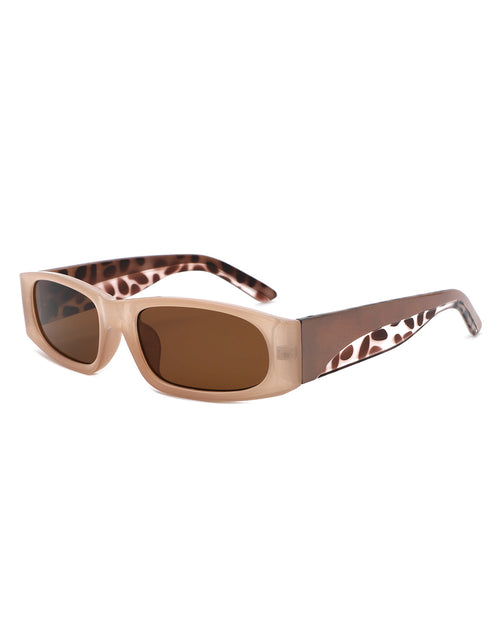 Lunettes de soleil rétro à talon carré