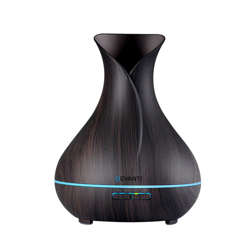 Devanti Aroma Diffuser 400ml, Dark Wood
