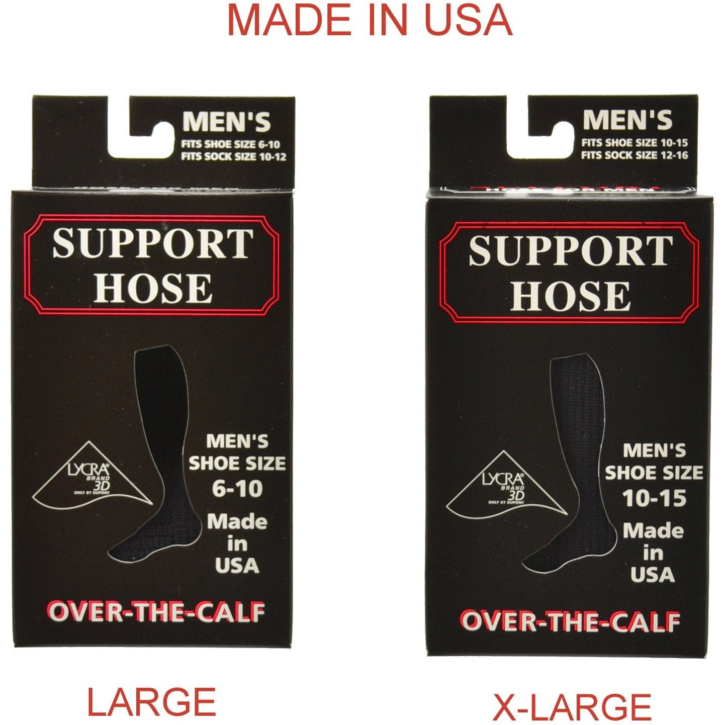 Nylon Compression Travel Support Socks – Made in USA