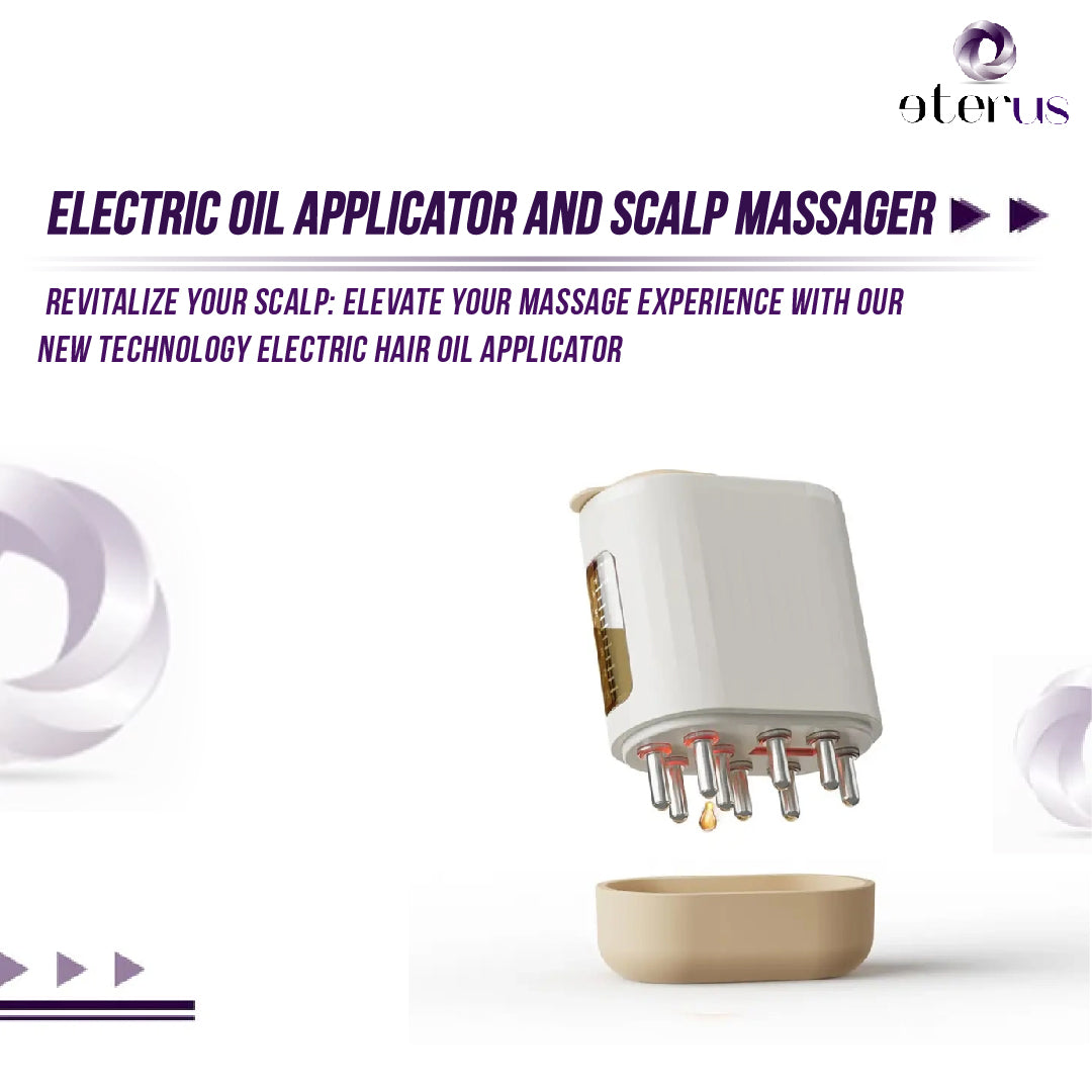2-in-1 Vibrating Scalp Massager and Oil Applicator