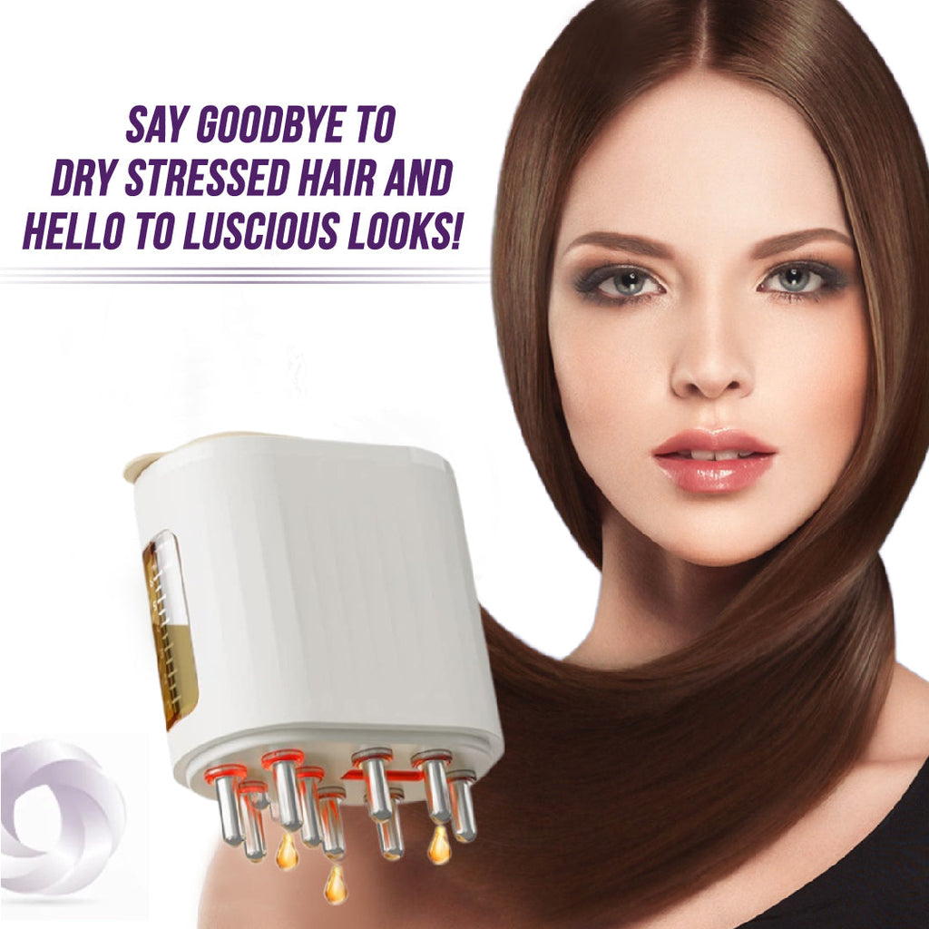 2-in-1 Vibrating Scalp Massager and Oil Applicator