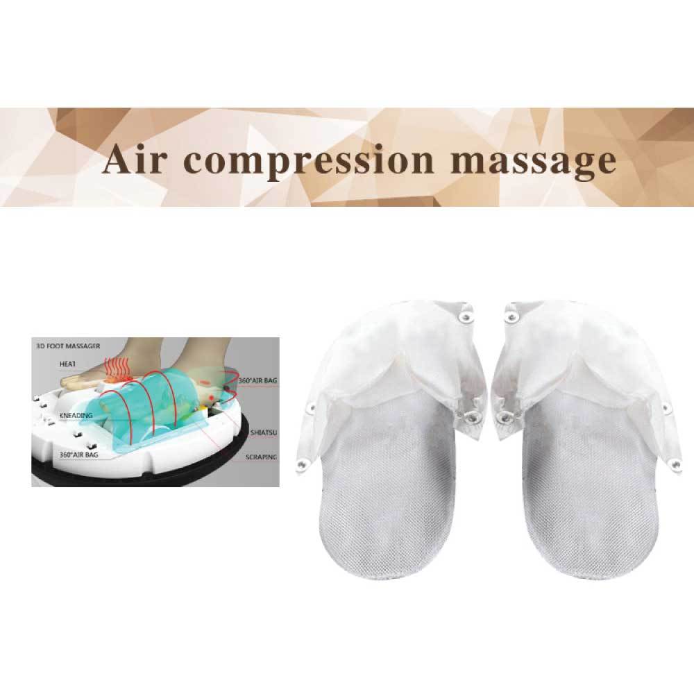 Shiatsu Foot Massager with Heat, 3D Kneading Machine