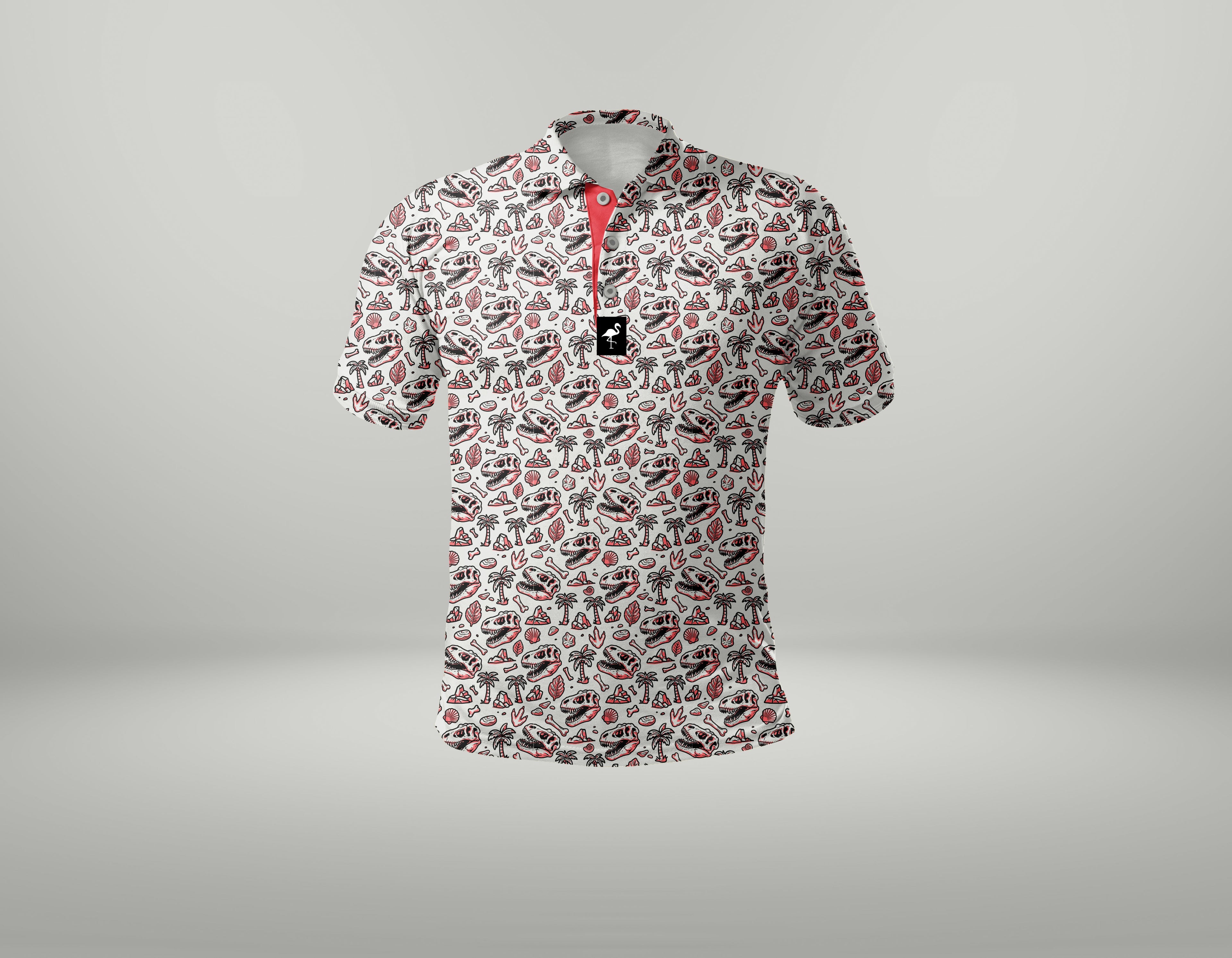 Youth Fossil Fairway Golf Polo | Performance Stretch Golf Shirt | Moisture-Wicking Athletic Polo