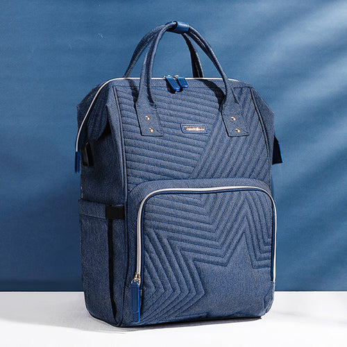 Sac à dos matelassé pour bébé avec fonction de sac à langer