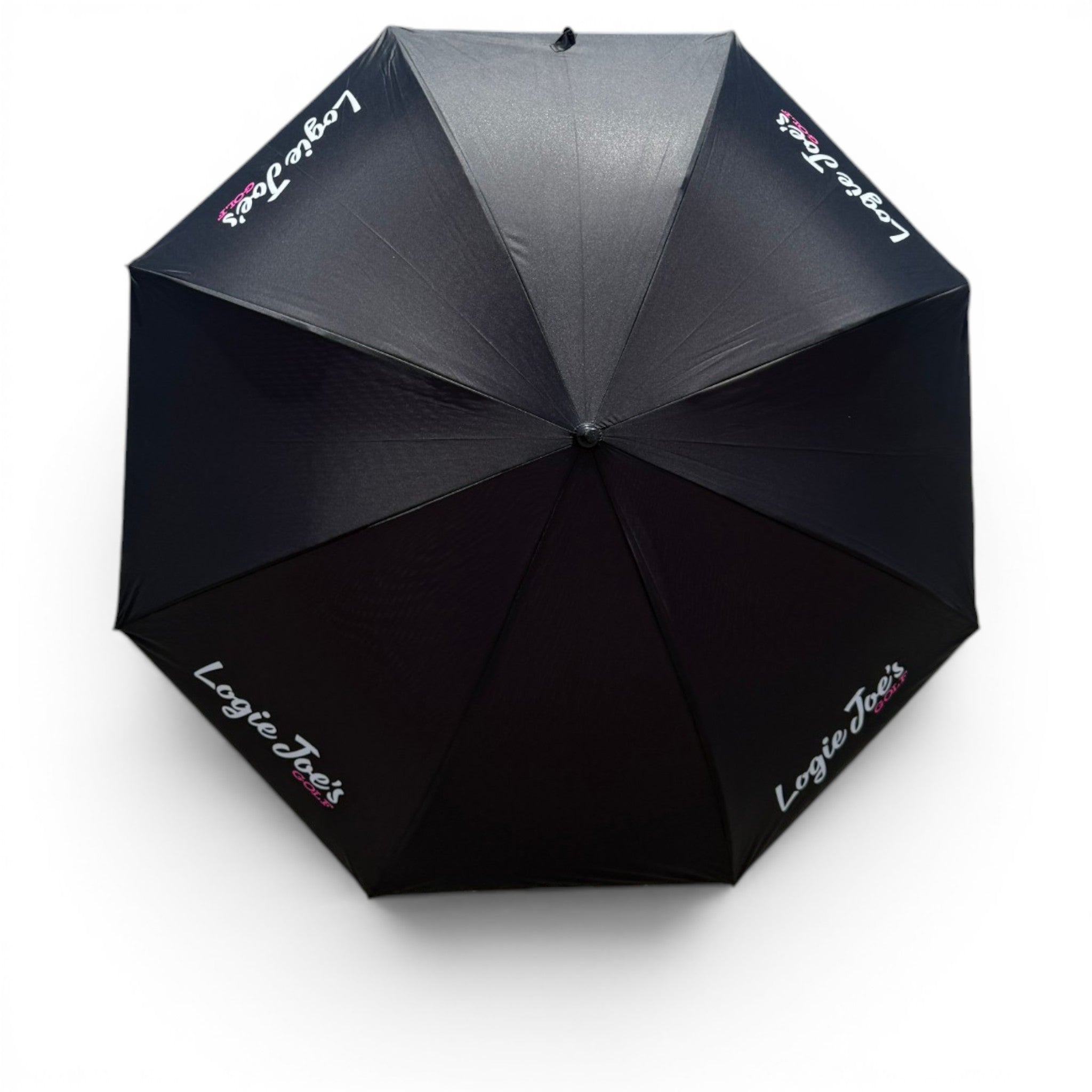 60" Golf Umbrella | Oversized Black & Pink Golf Umbrella