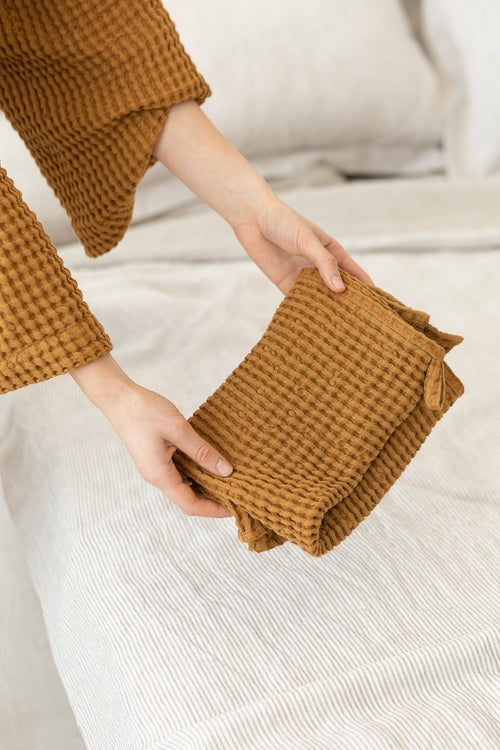 European Linen Waffle Towel