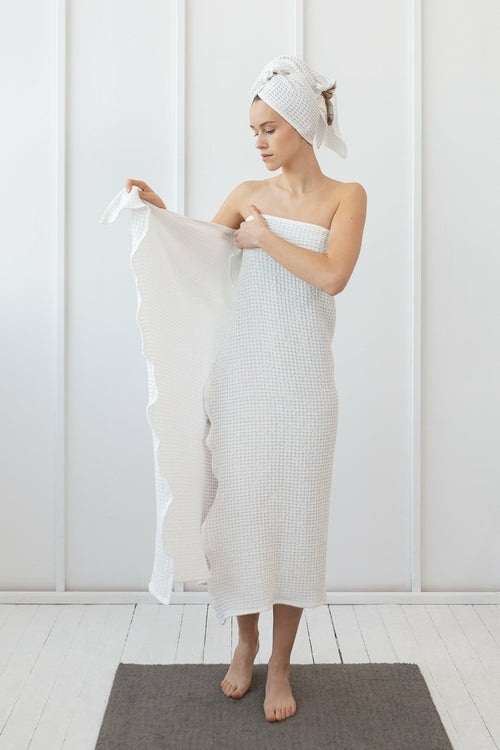 European Linen Waffle Towel