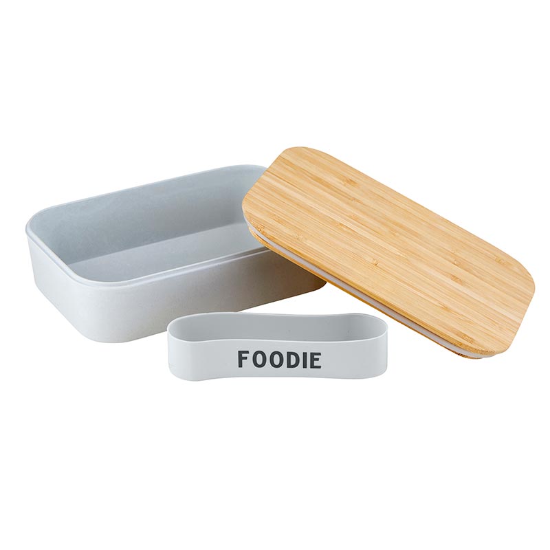 Bamboo Lunch Box 3-Pack, Gray