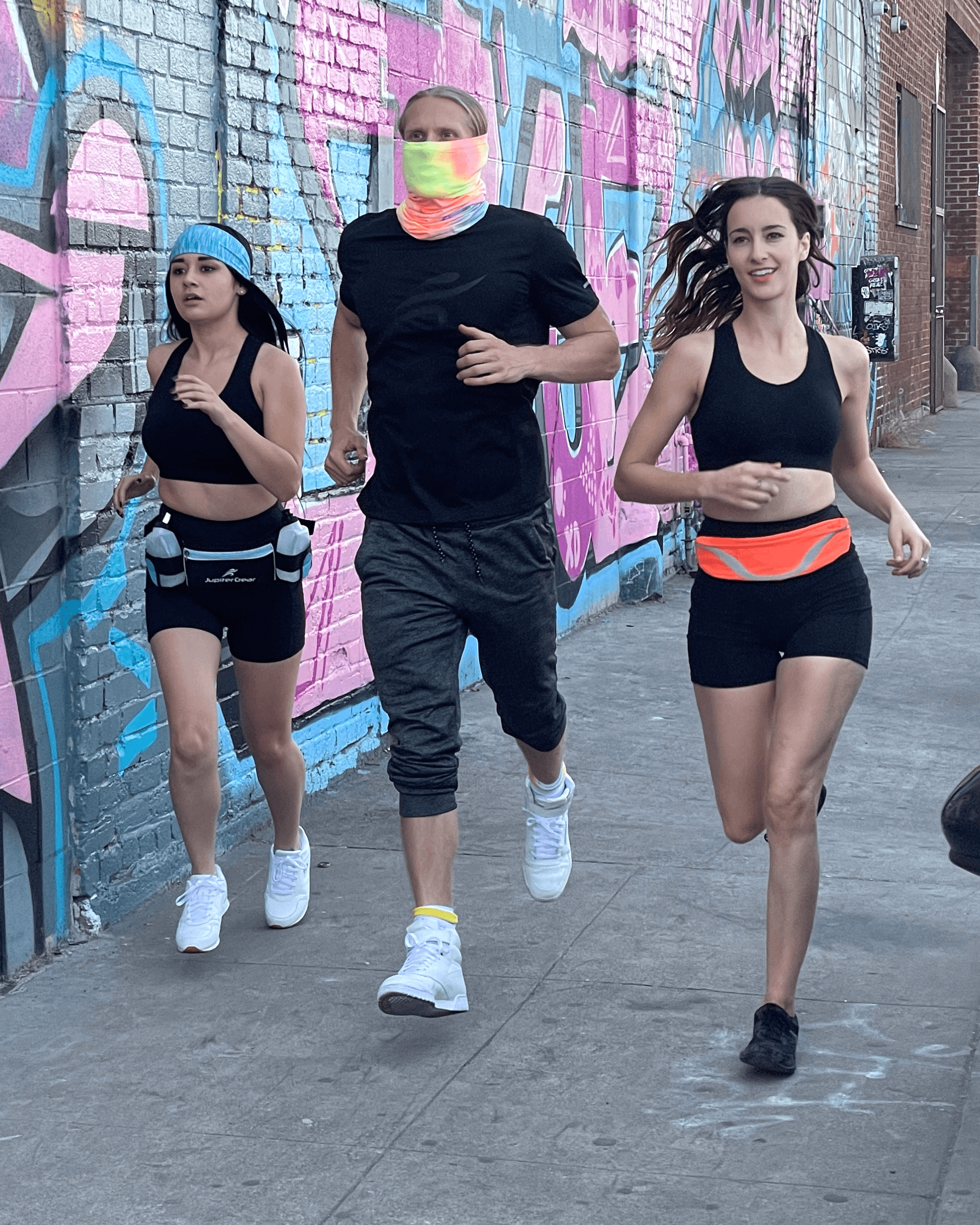 High-Waisted Athletic Shorts with Pockets
