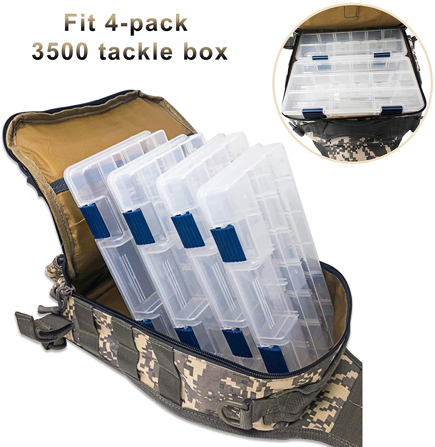 Waterproof Fishing Tackle Backpack