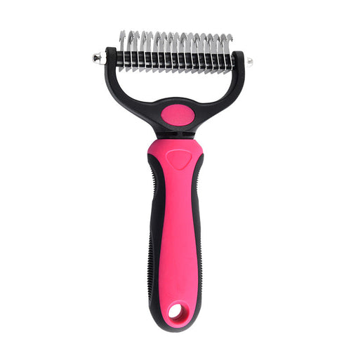 Double-Sided Dematting Comb for Dogs and Cats