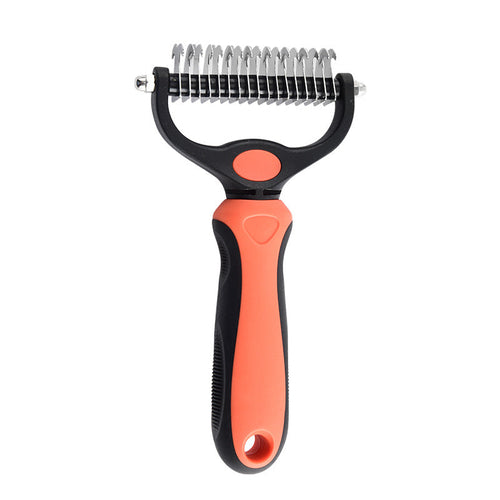 Double-Sided Dematting Comb for Dogs and Cats