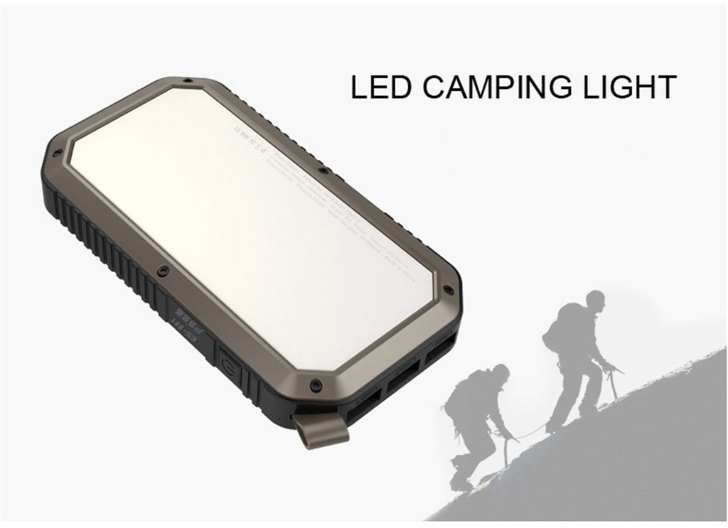Sun Chaser Solar Wireless Charging Power Bank, 10,000 mAh