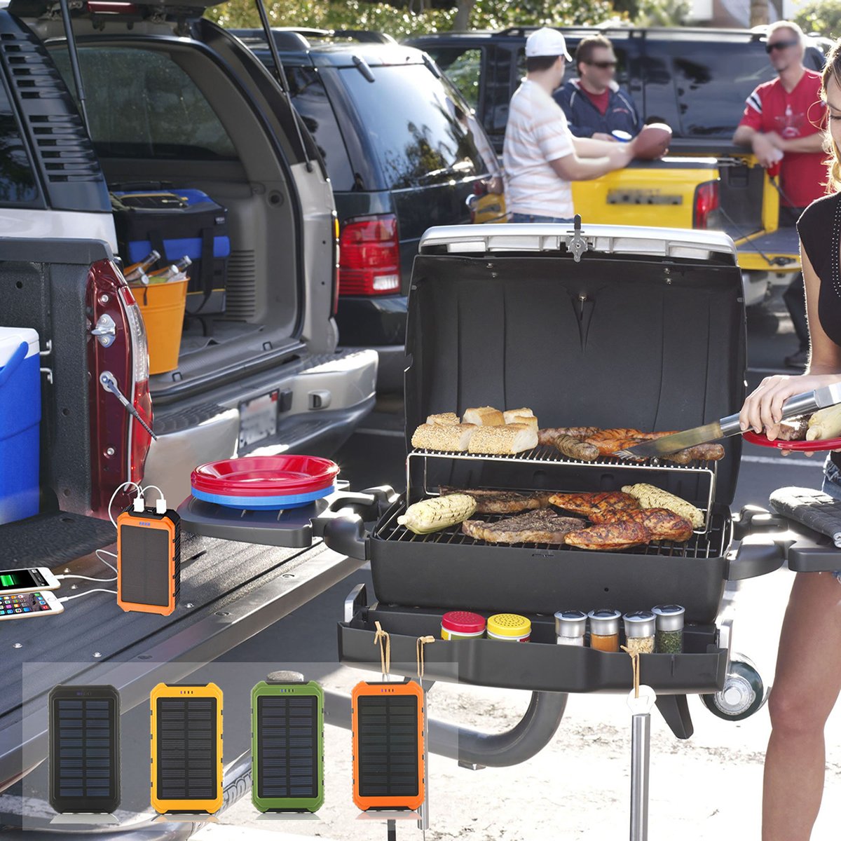 Solar Power Bank for Phones and Tablets