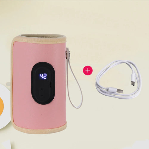 USB constant temperature heating bottle cup cover insulation artifact