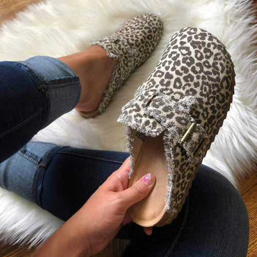 Canvas Flat Loafers, Women's Vintage