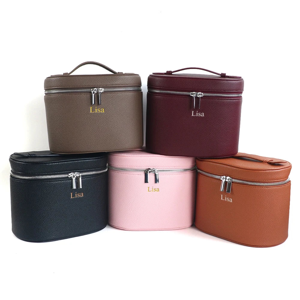 Customizable names and letters, travel portable cosmetic