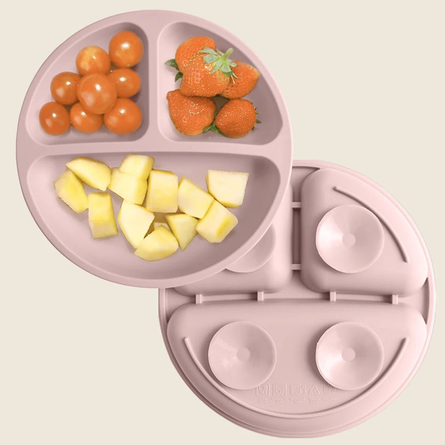 1PCS Baby Sucker Silicone Dining Plate BPA Free Children Dishes
