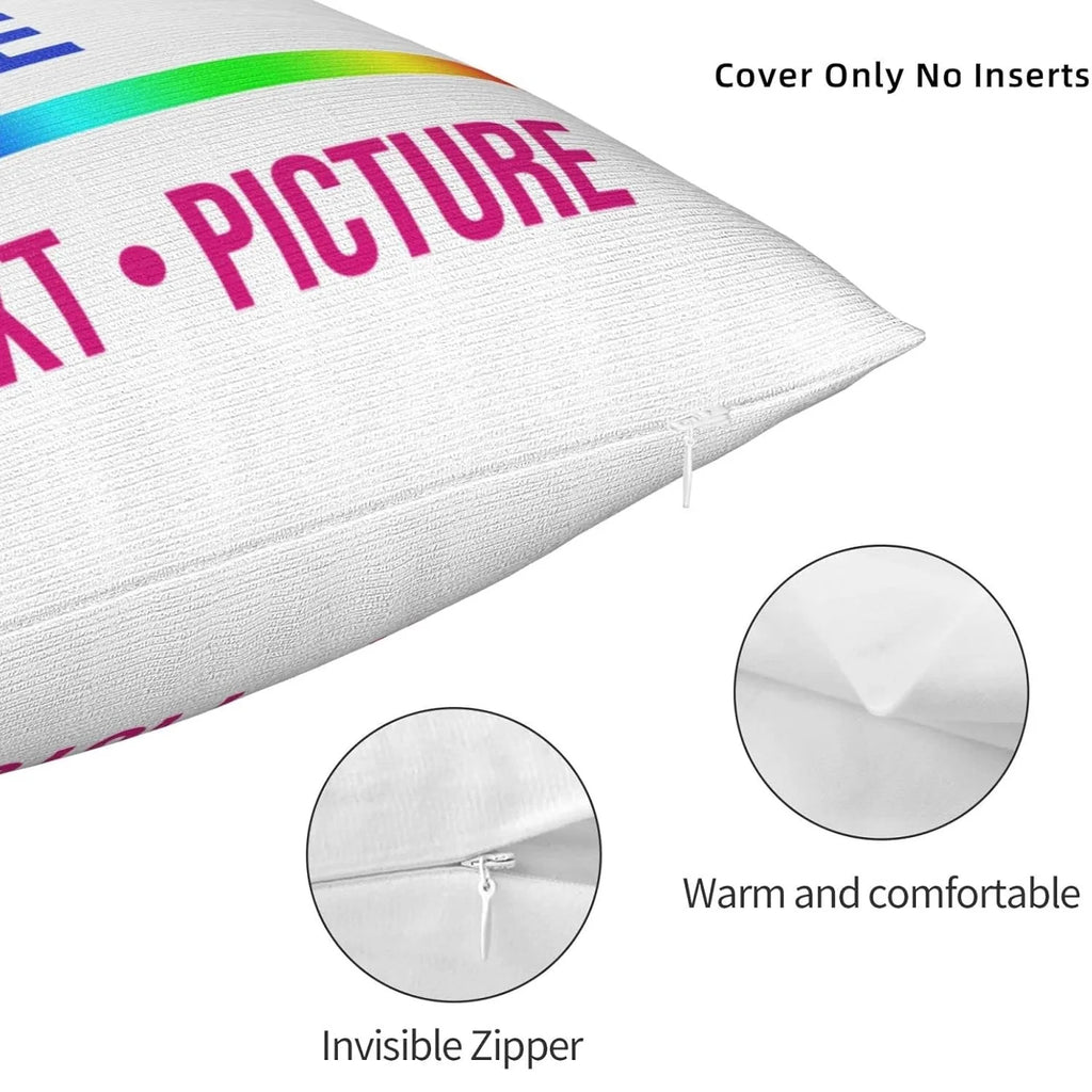 Personalized Pillowcase Add Your Photo Pillow Case Custom Image Name