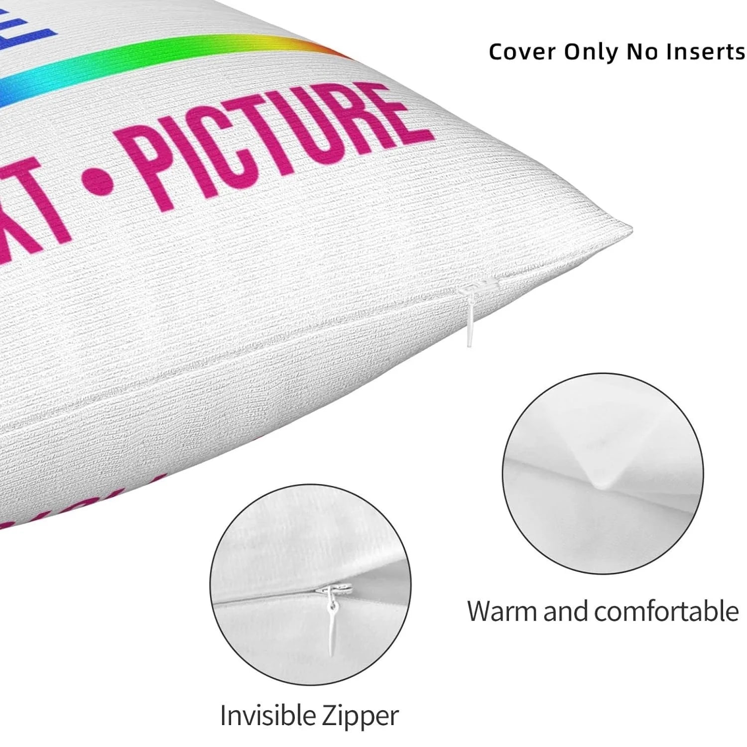 Personalized Pillowcase Add Your Photo Pillow Case Custom Image Name