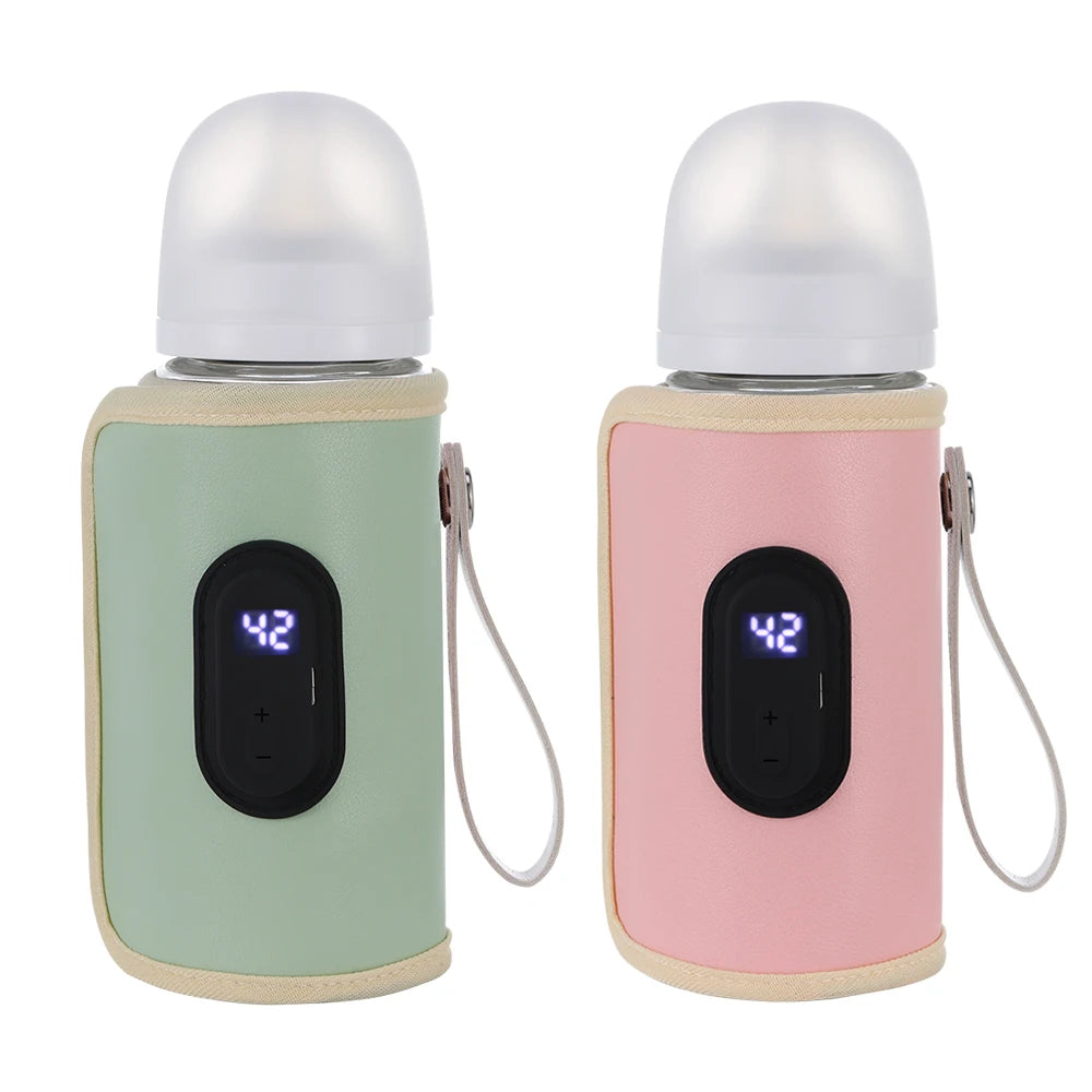USB constant temperature heating bottle cup cover insulation artifact