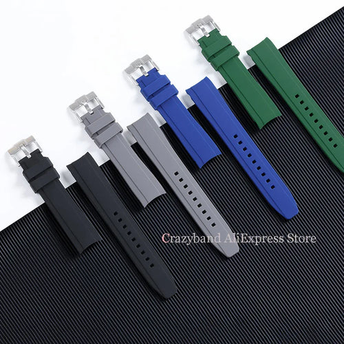 20mm Curved End Straps for Omega for Moonswatch for DIVER 300M for