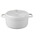 Enameled Cast Aluminum Dutch Oven with Lid Home Kitchen Enamel Stock