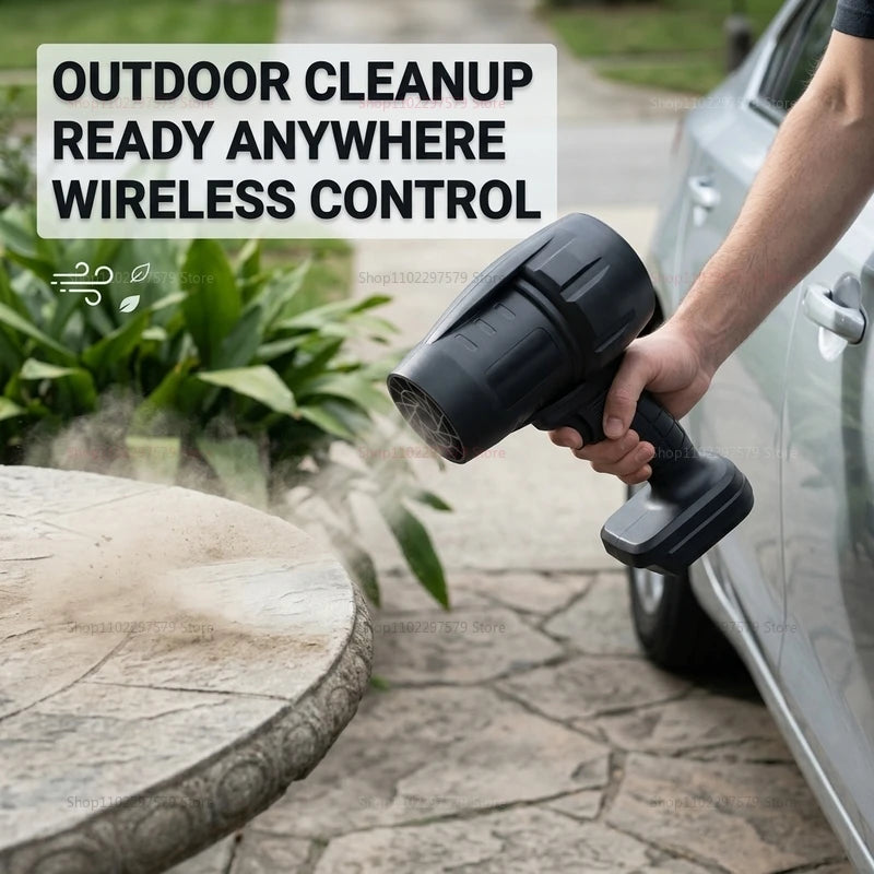 Cordless Electric Blower Portable Handheld Leaf Snow Sand Cleaner Yard
