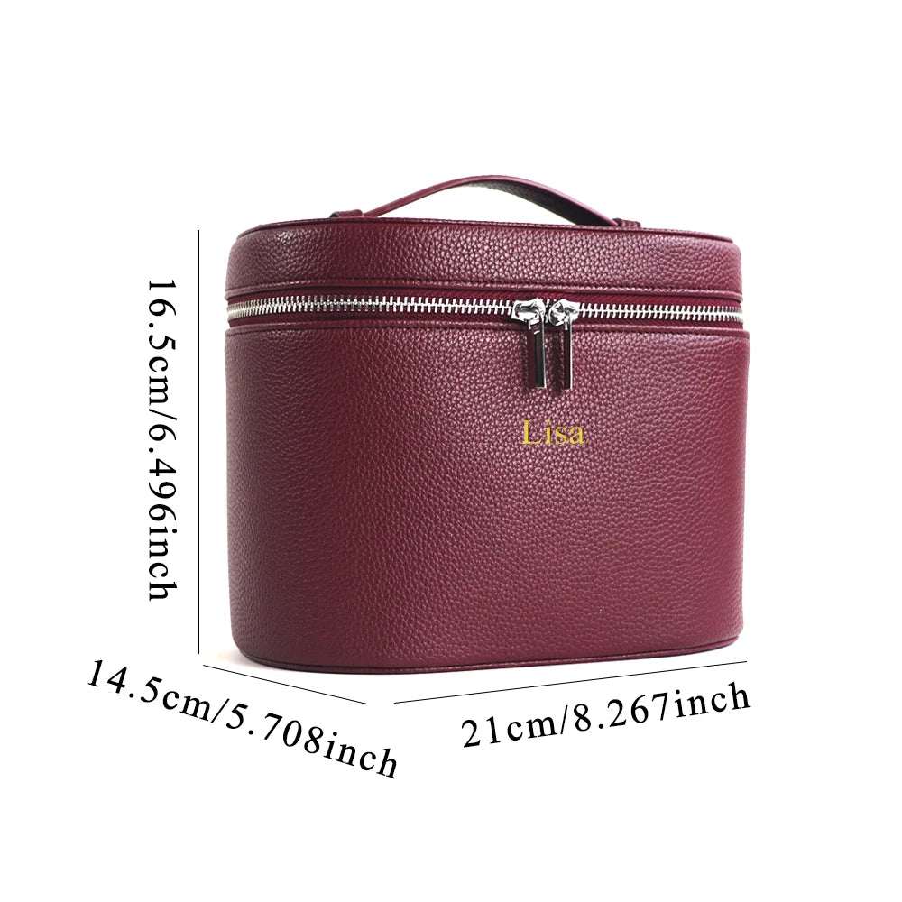 Customizable names and letters, travel portable cosmetic