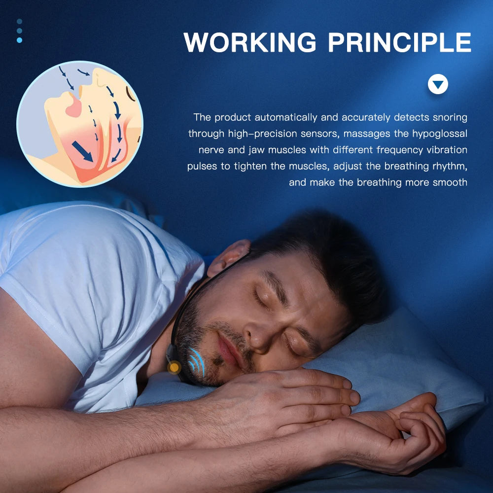 EMS Anti-Snore Sleep Aid Device