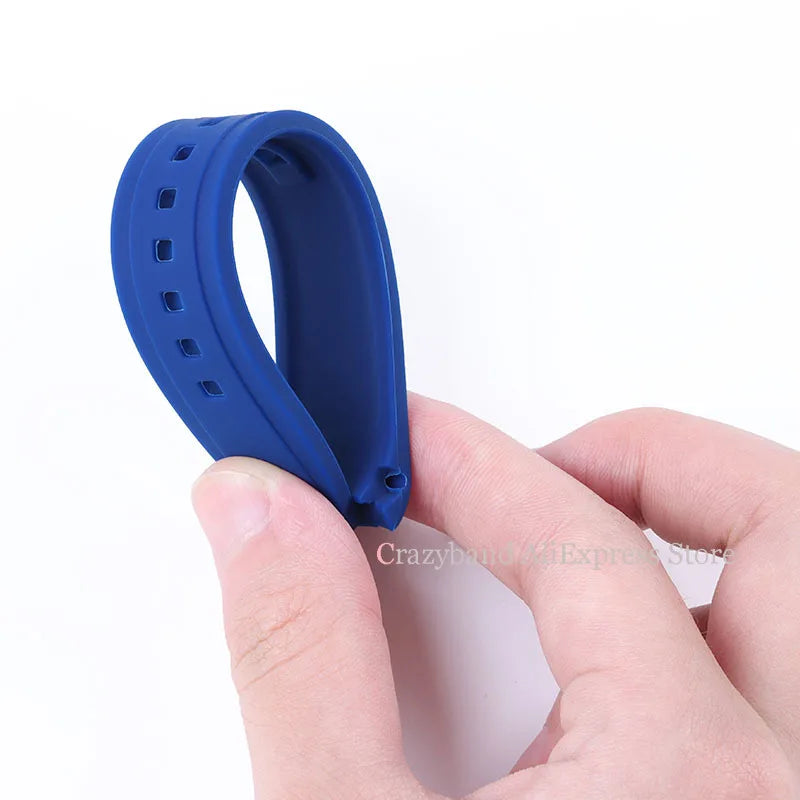 20mm Curved End Straps for Omega for Moonswatch for DIVER 300M for