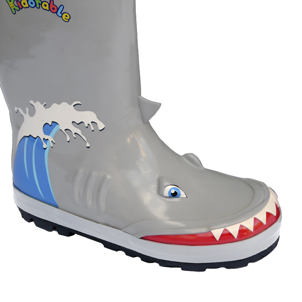 Kids Shark Rain Boots