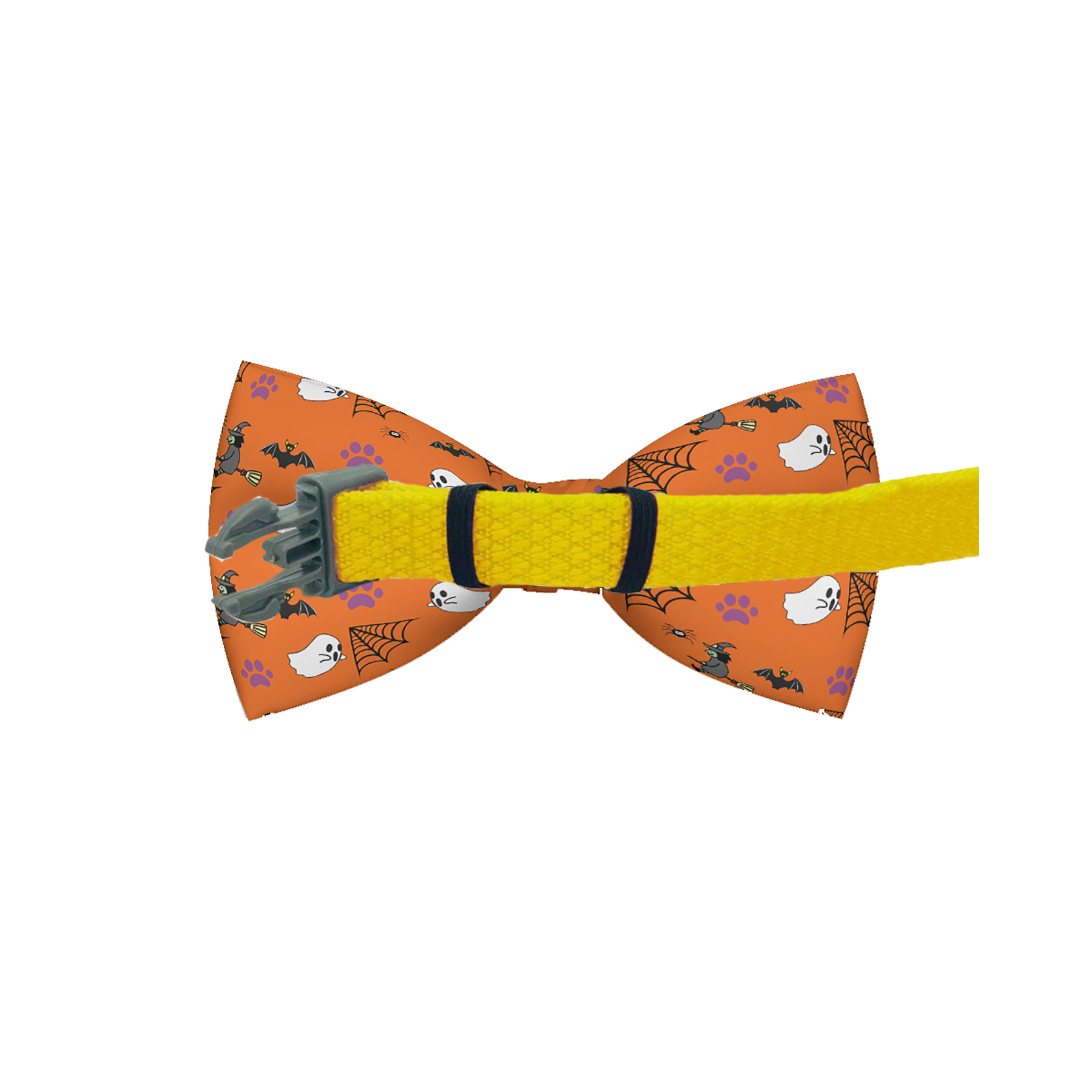 Orange Halloween Dog Bow Tie