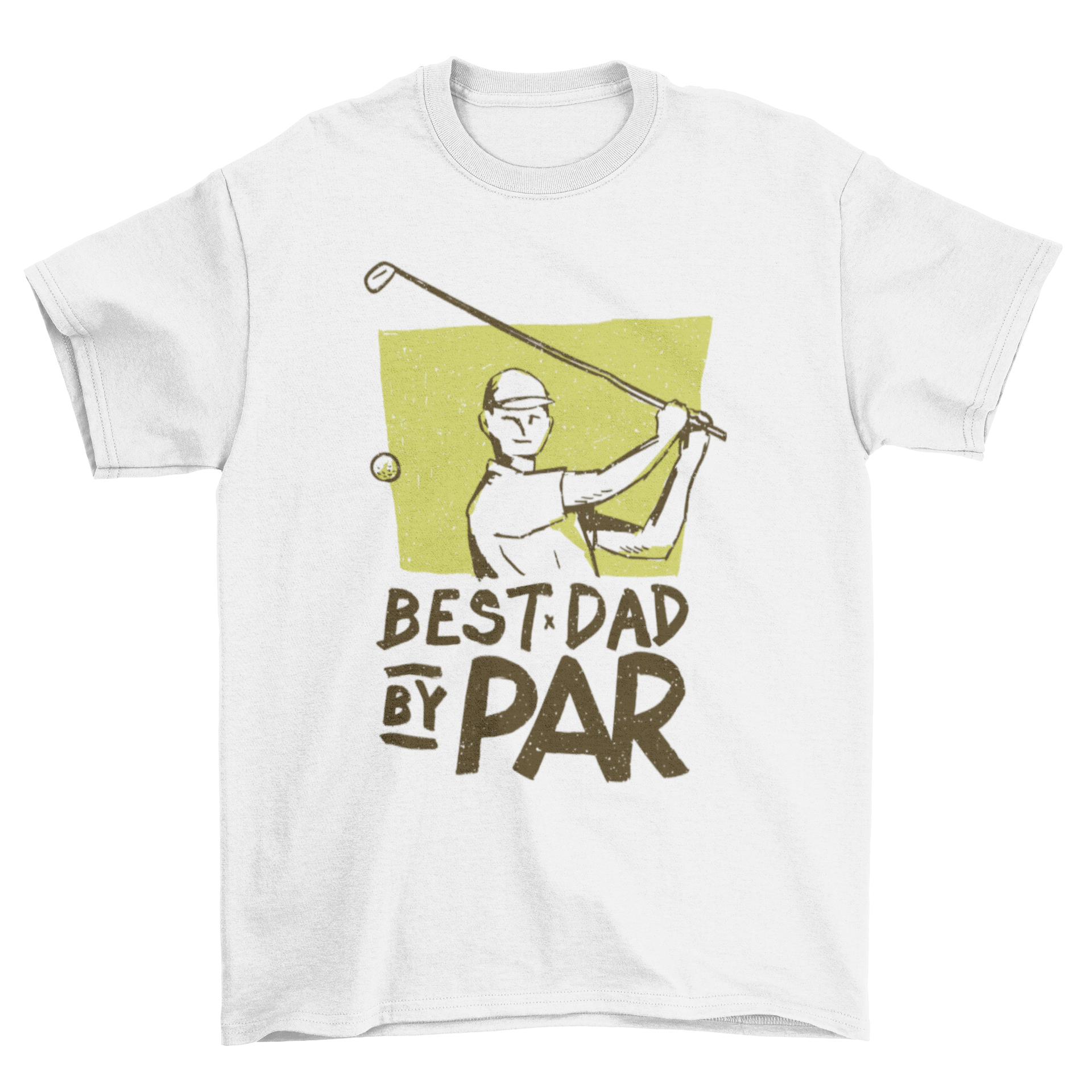 Best Dad Golf Graphic T-Shirt